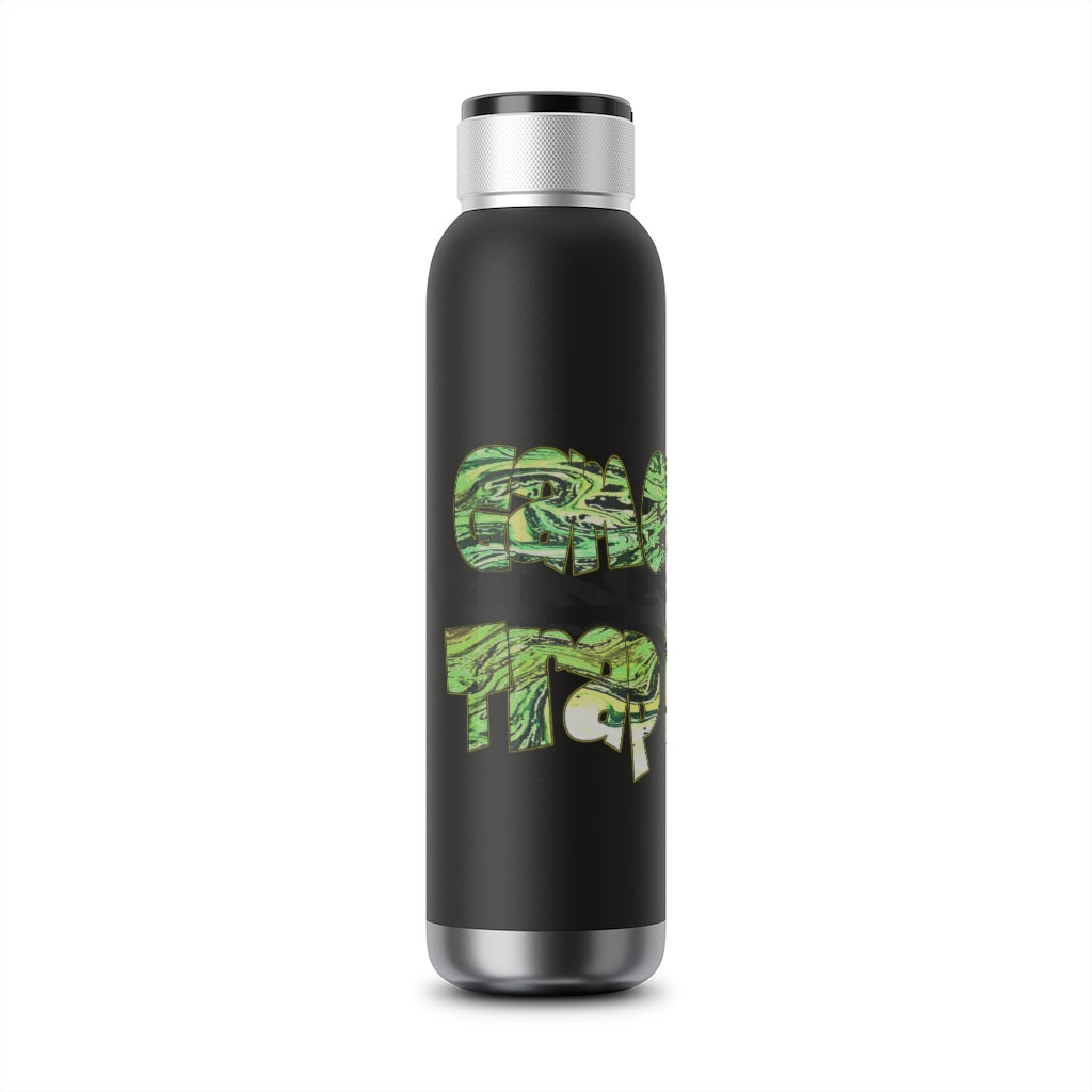 Graphic "Games" Soundwave Copper Vacuum Audio Bottle 22oz