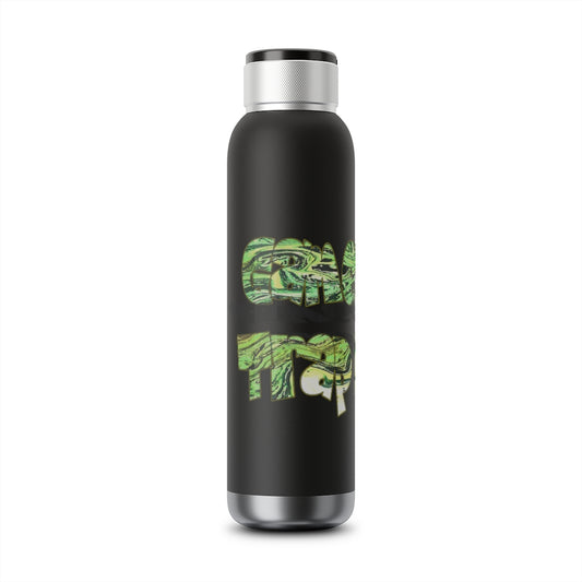 Graphic "Games" Soundwave Copper Vacuum Audio Bottle 22oz