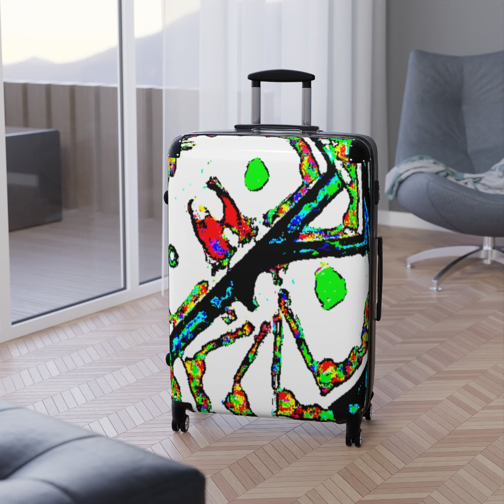 Painted Money Suitcases