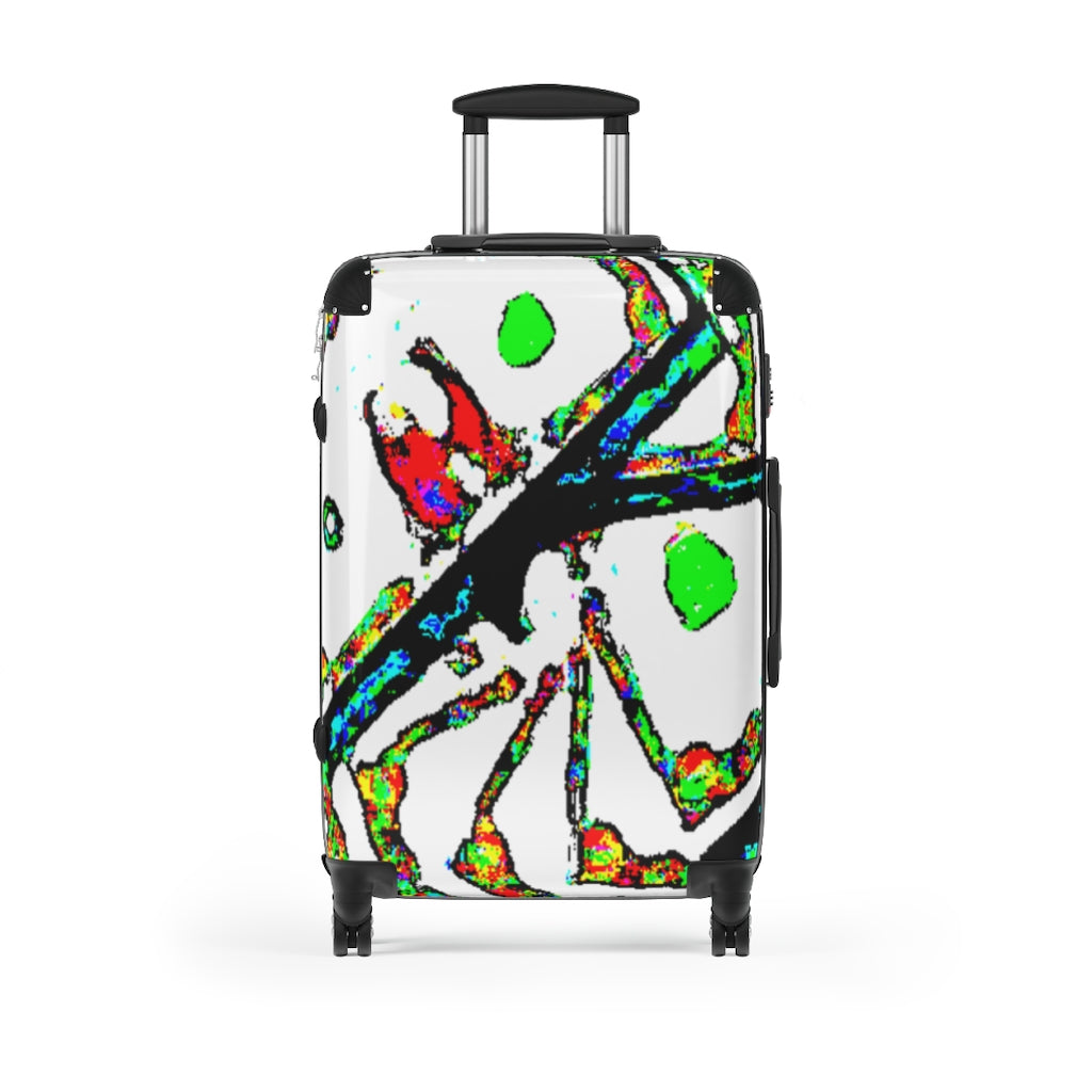 Painted Money Suitcases