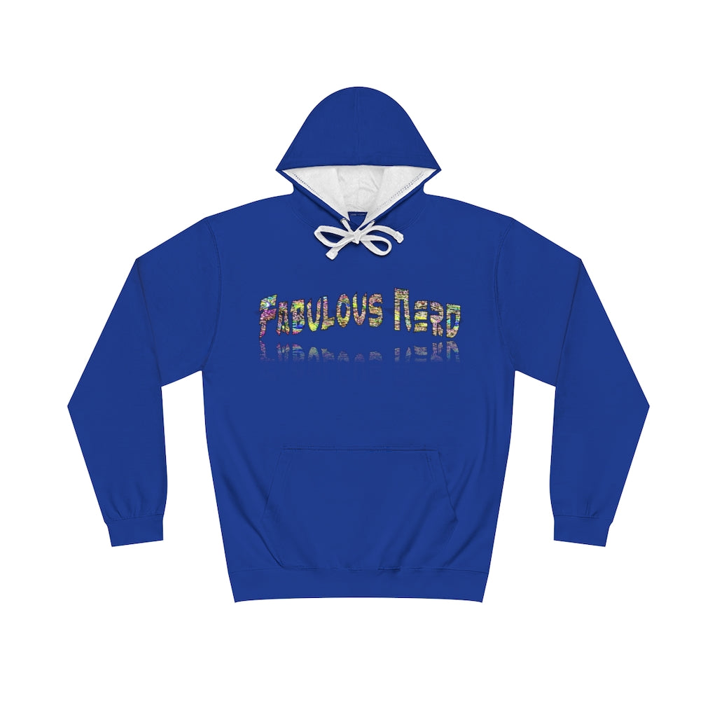 Graphic "Fabulous Nerd" Unisex Varsity Hoodie