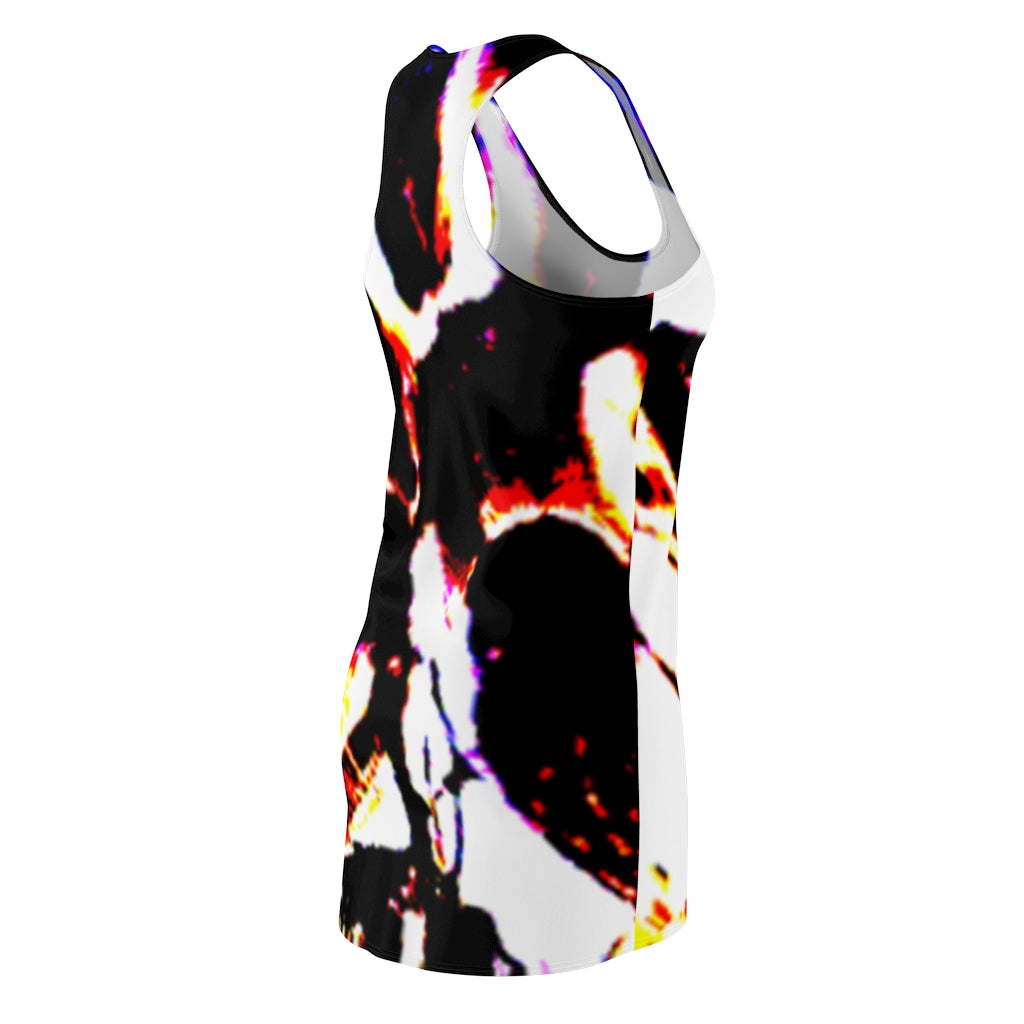 Floral Women's Cut & Sew Racerback Dress