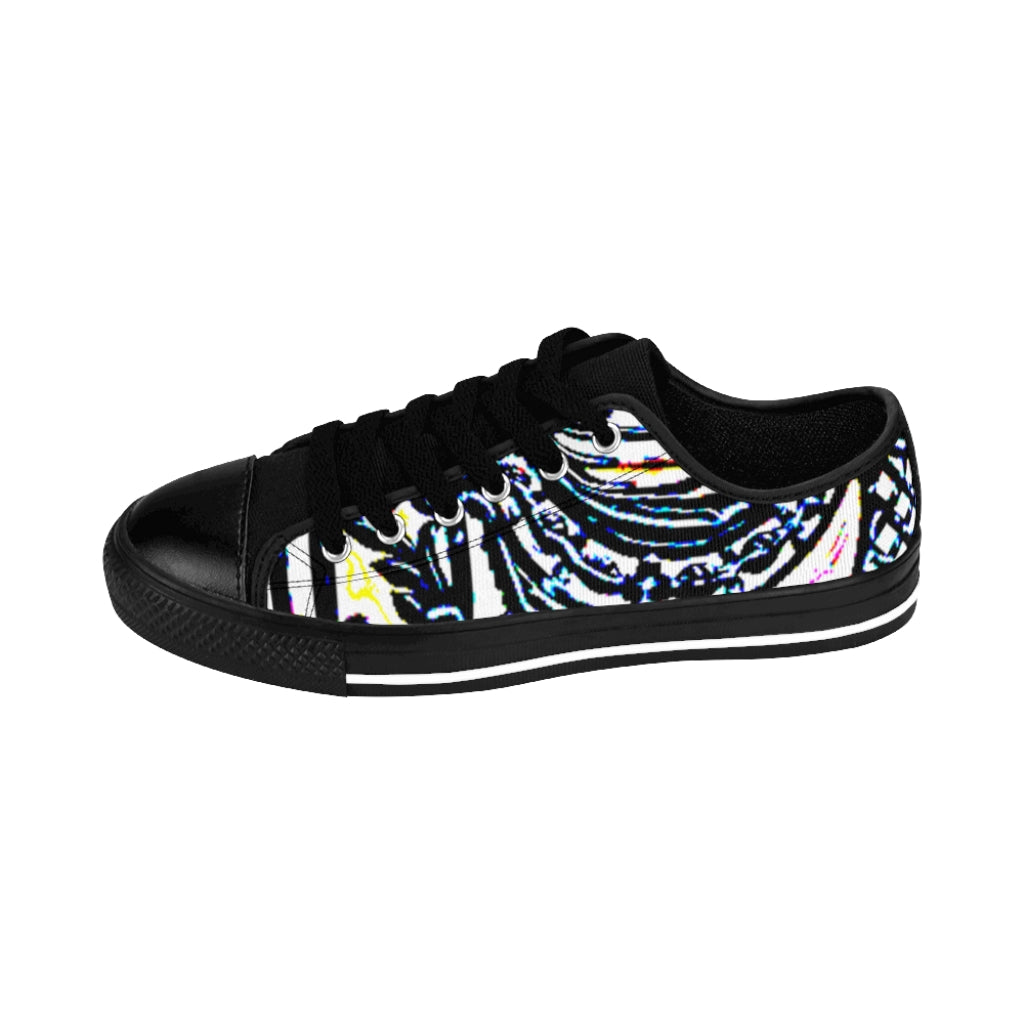 Faux Baroque Print Women's Sneakers