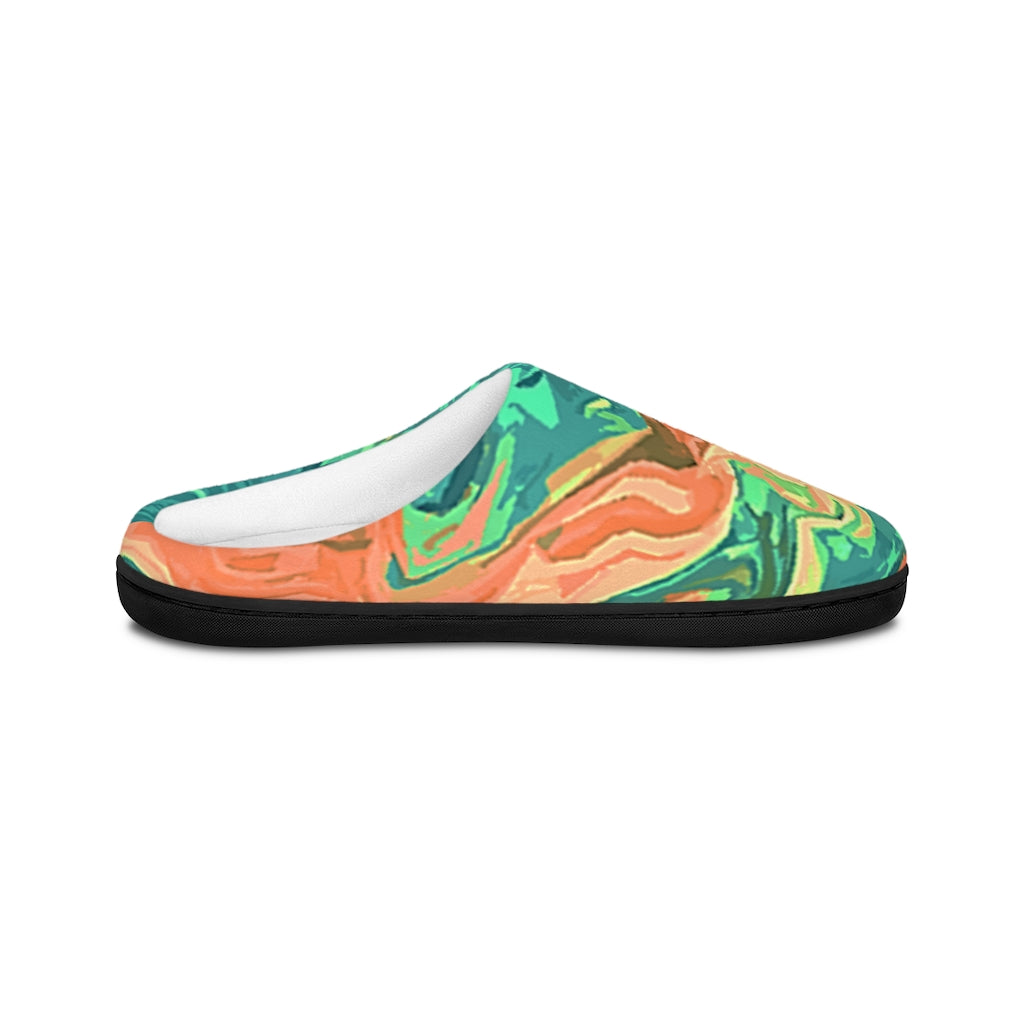 CDEJ Green Marble Indoor Slippers