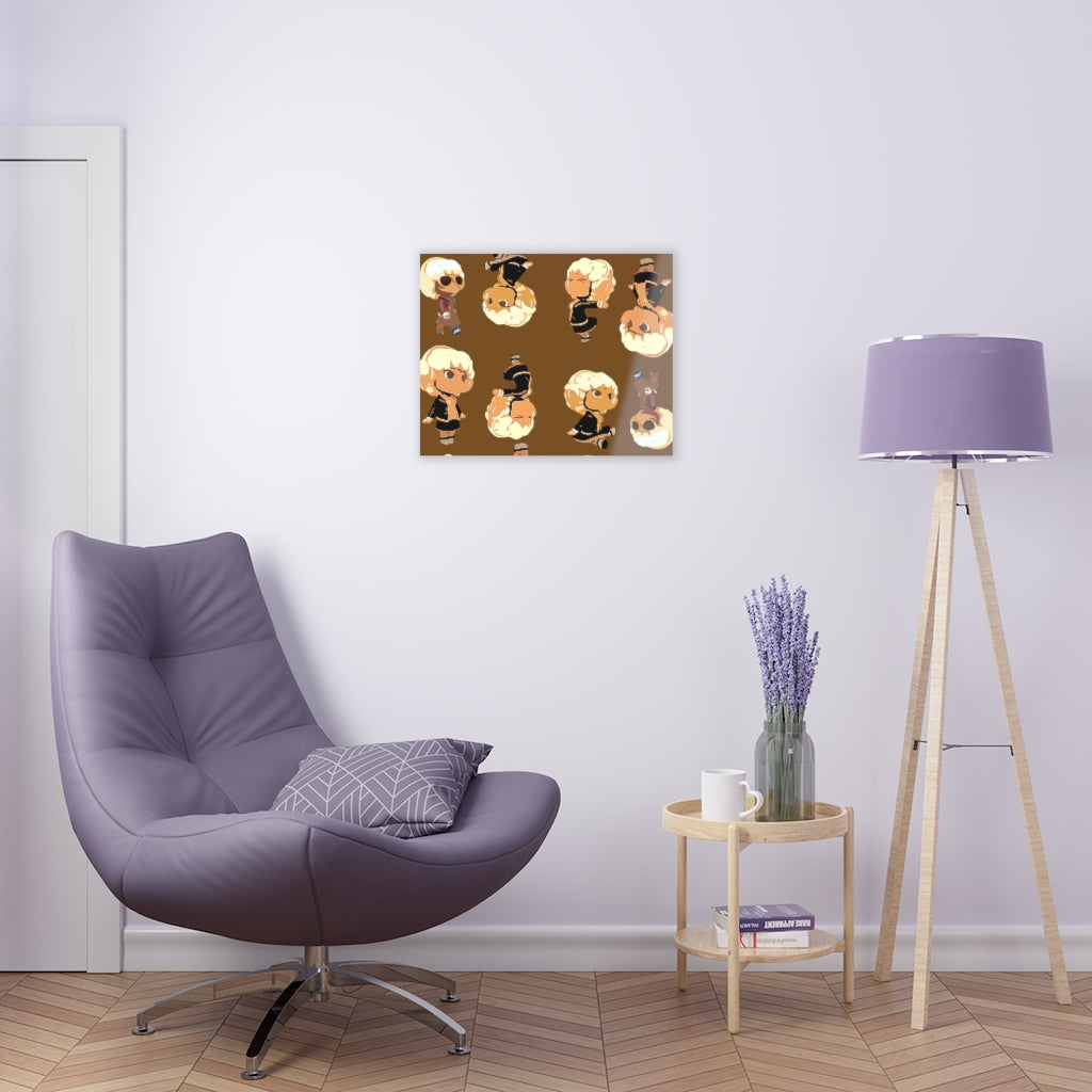 Brown Branded Acrylic Prints