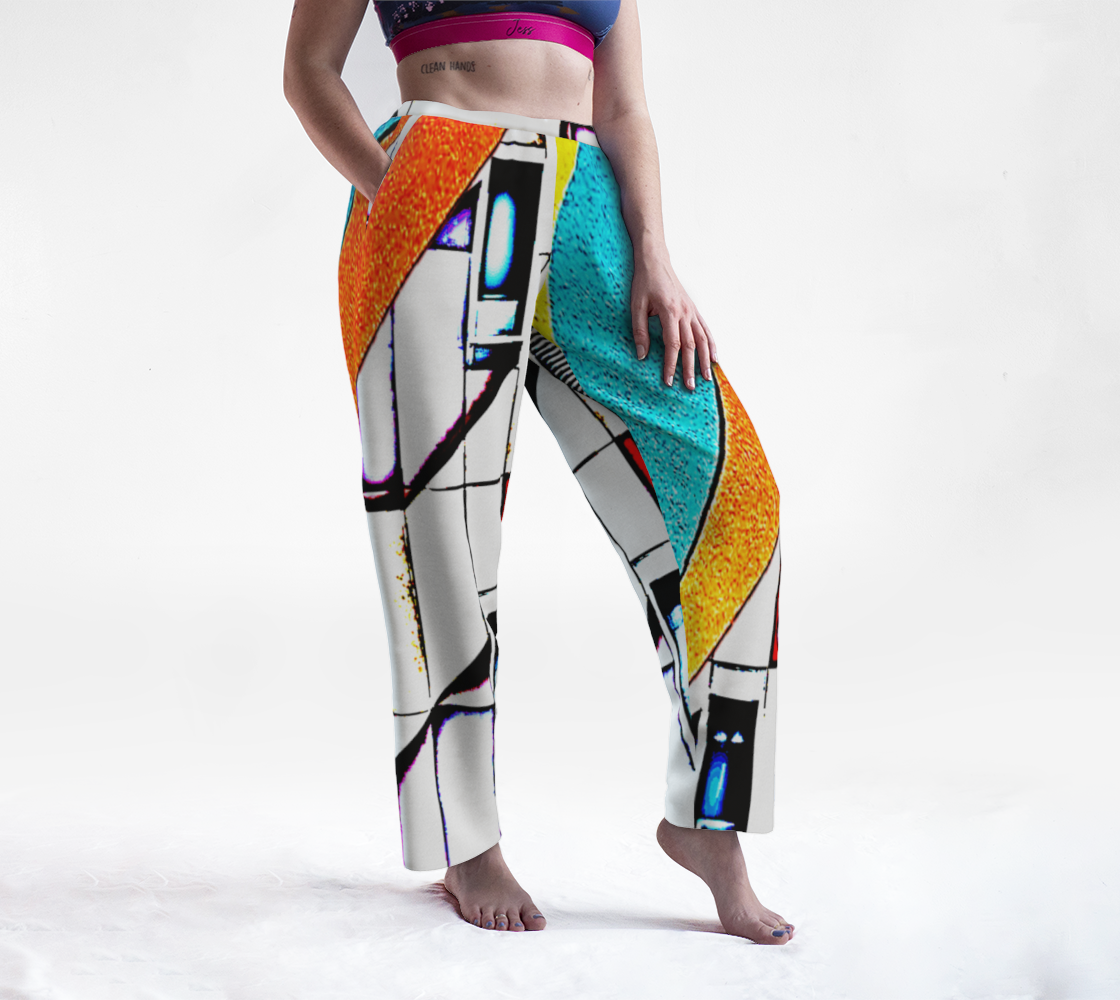 abstract lounge pants