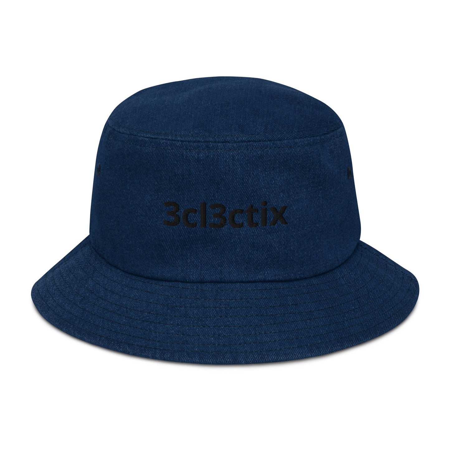 Branded Denim bucket hat