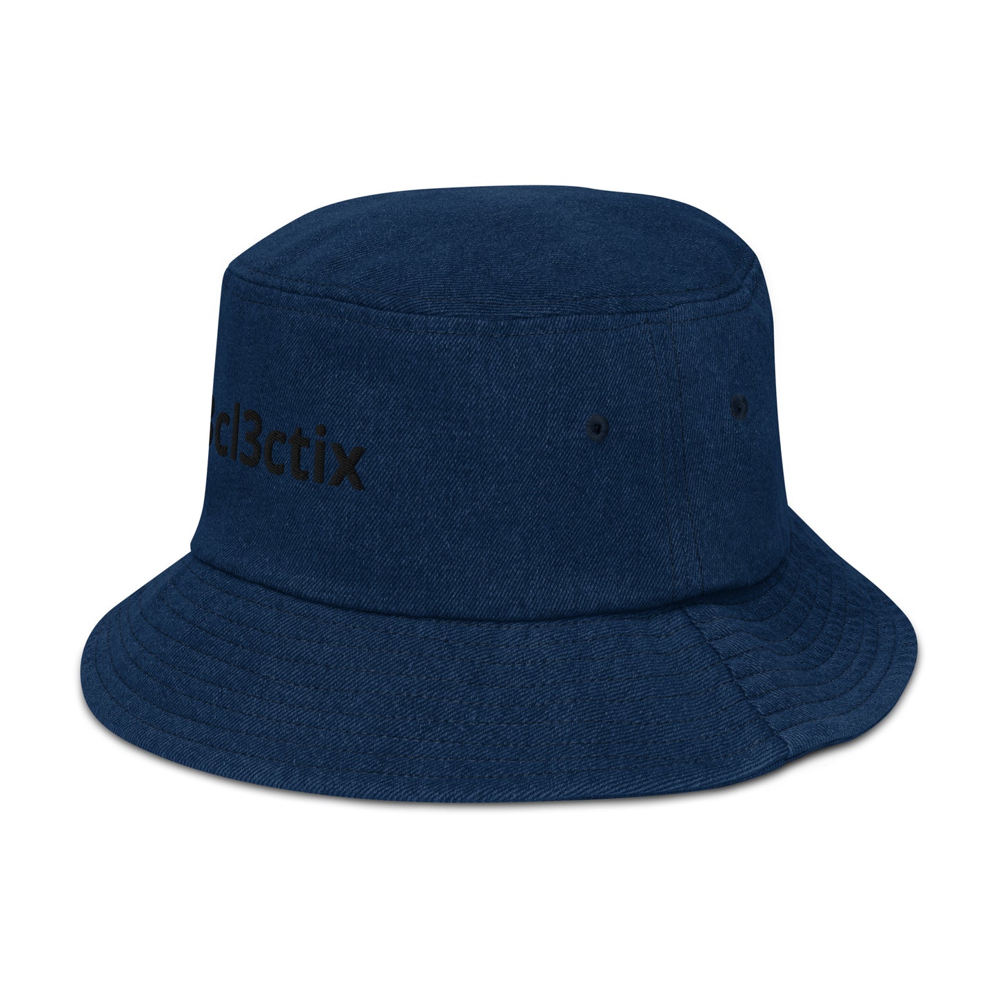 Branded Denim bucket hat