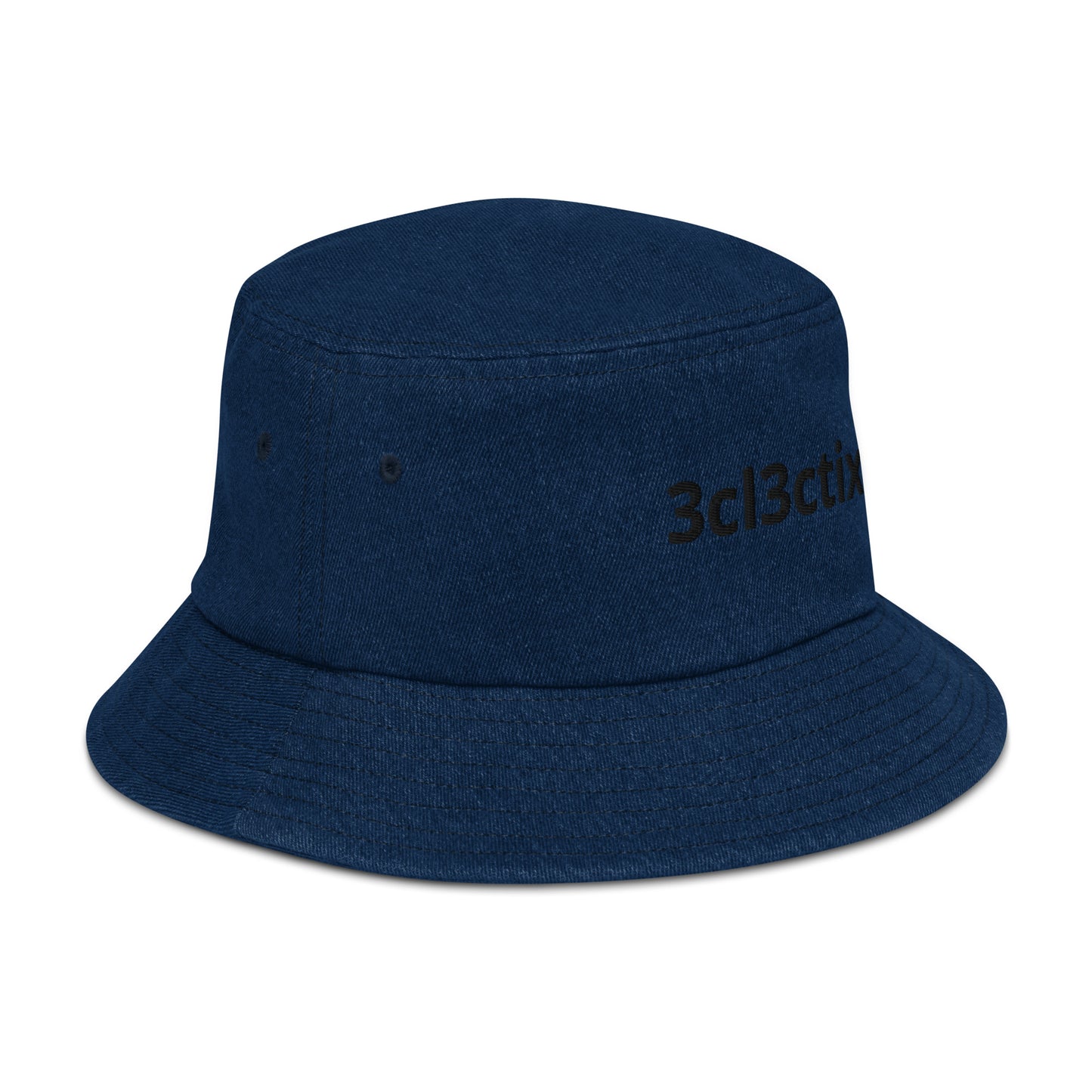 Branded Denim bucket hat