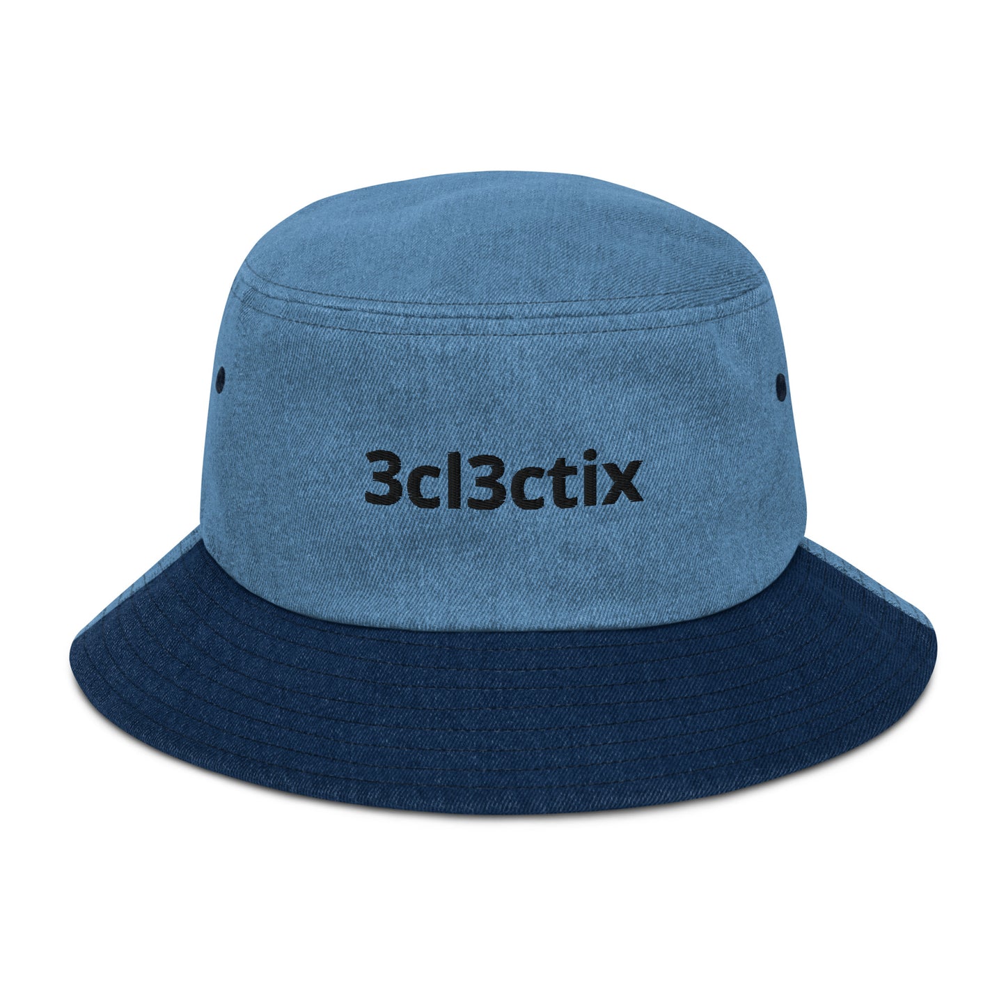 Branded Denim bucket hat