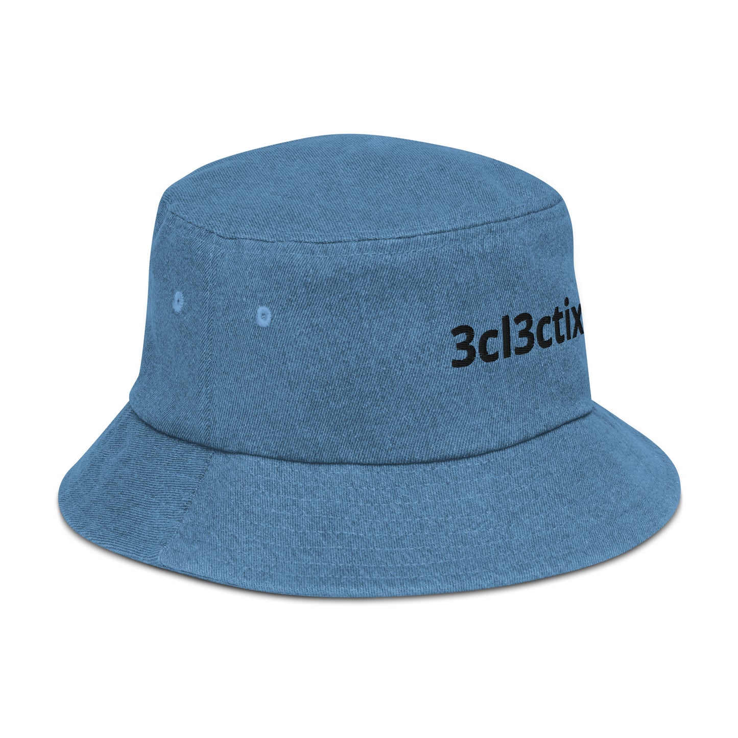 Branded Denim bucket hat