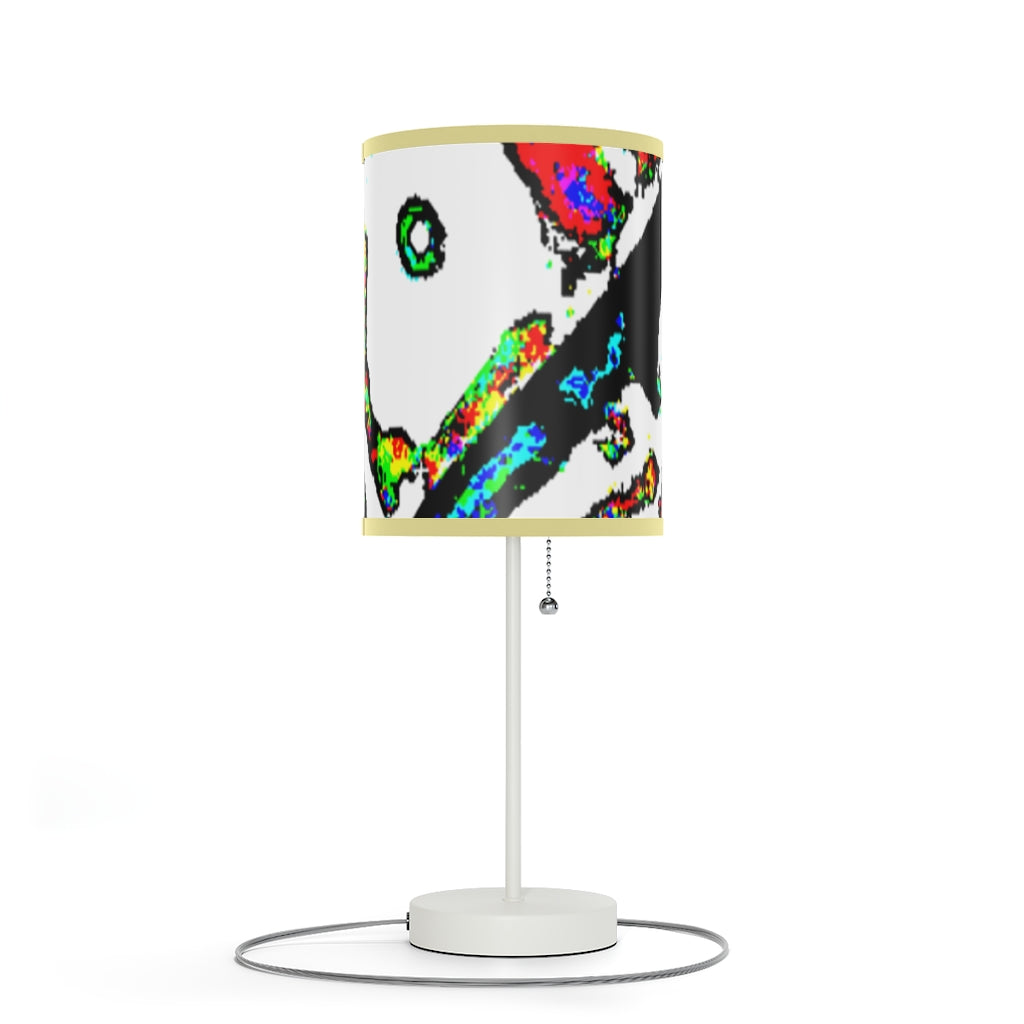 Painted Money Lamp on a Stand, US|CA plug