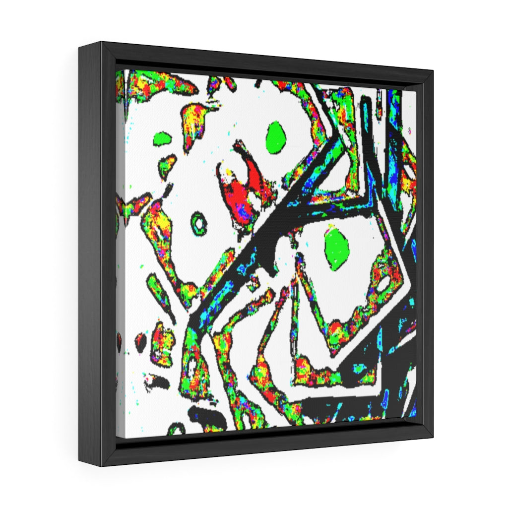 Painted Money Gallery Canvas Wraps, Square Frame