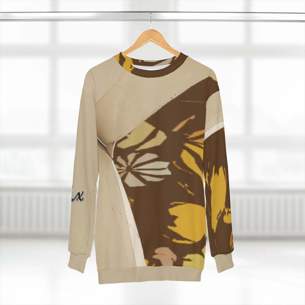 Brown Branded AOP Unisex Sweatshirt