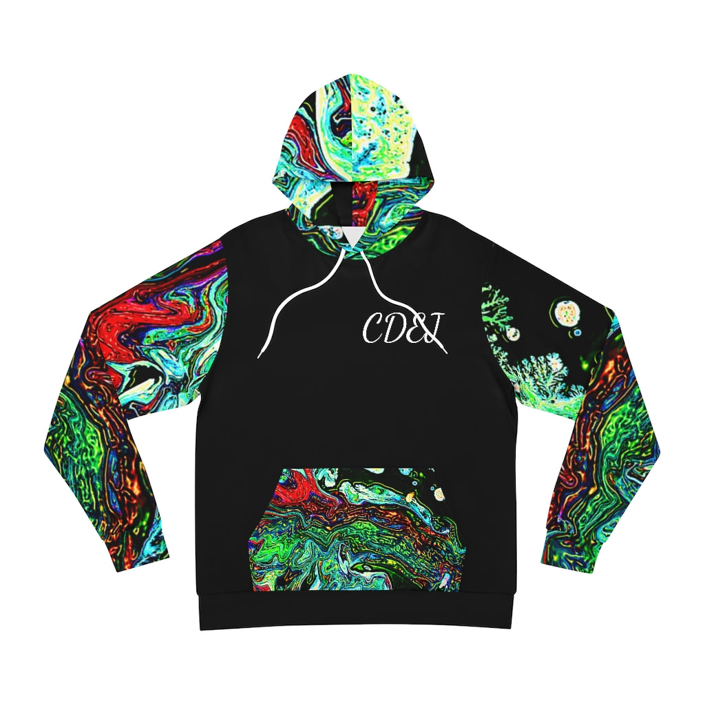 CDEJ Green Marble AOP Fashion Hoodie