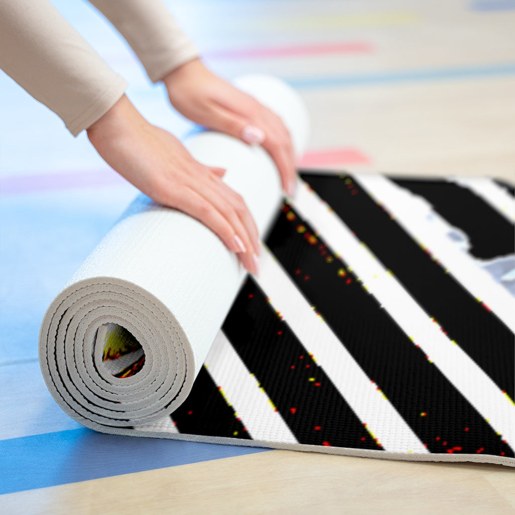 Stripped Foam Yoga Mat