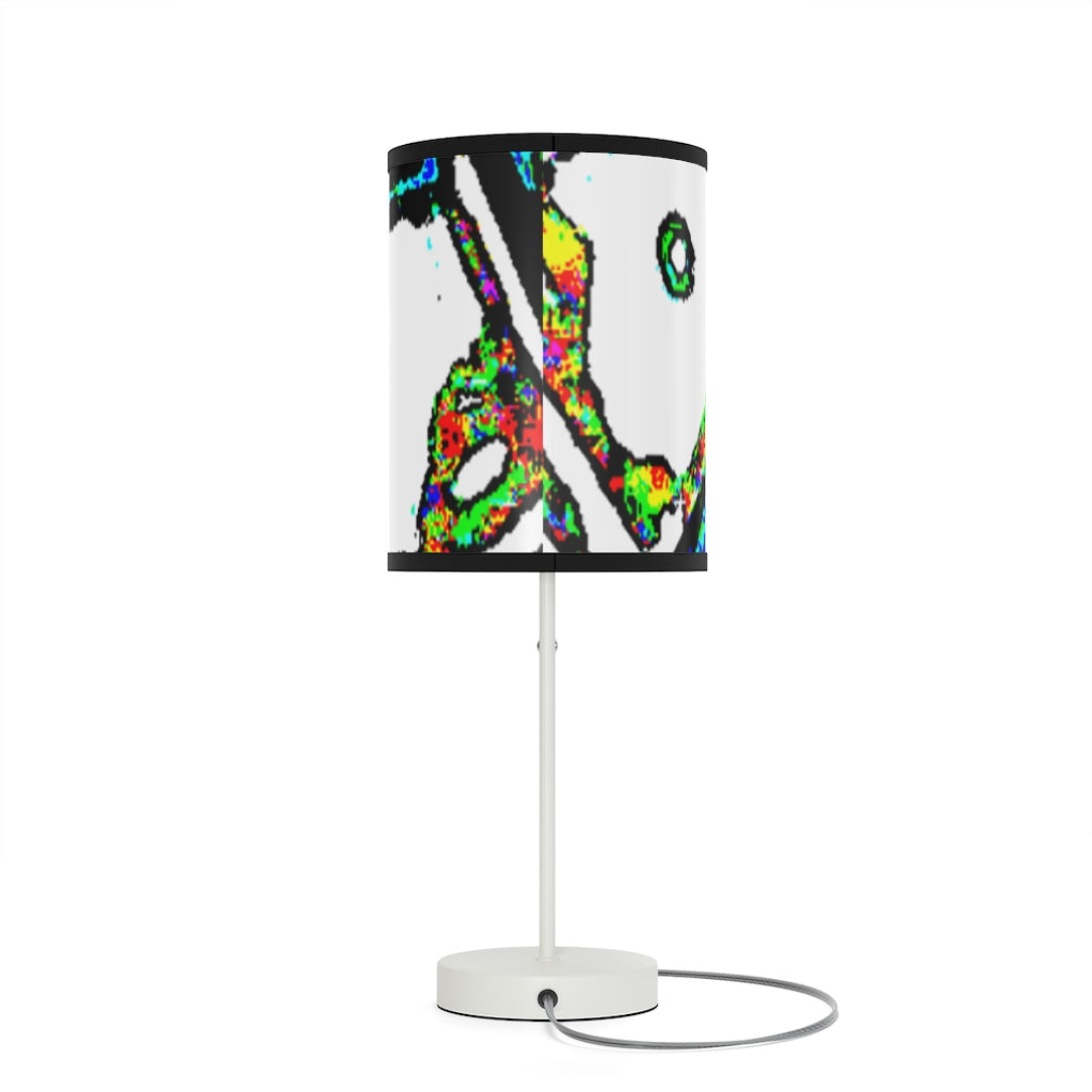 Painted Money Lamp on a Stand, US|CA plug