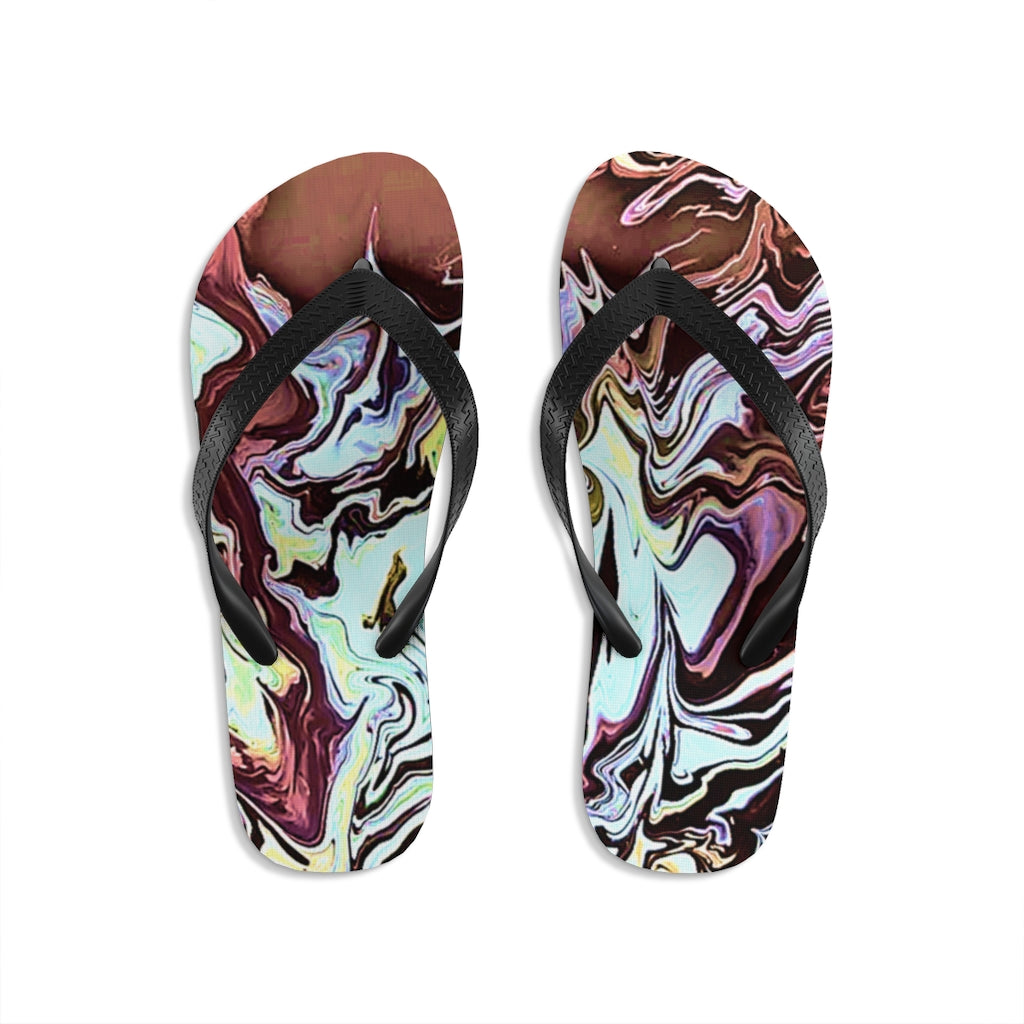 CDEJ Turquoise Unisex Flip-Flops