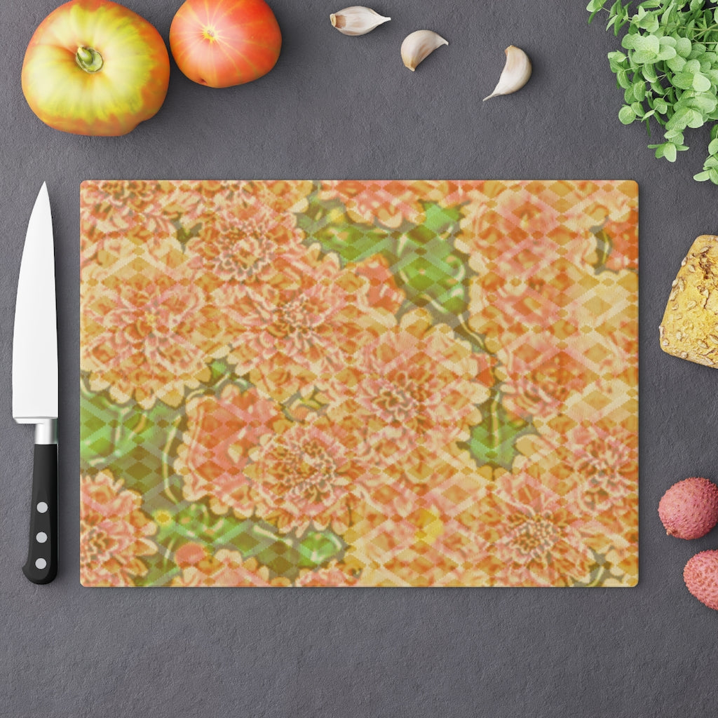 Floral Cutting Board