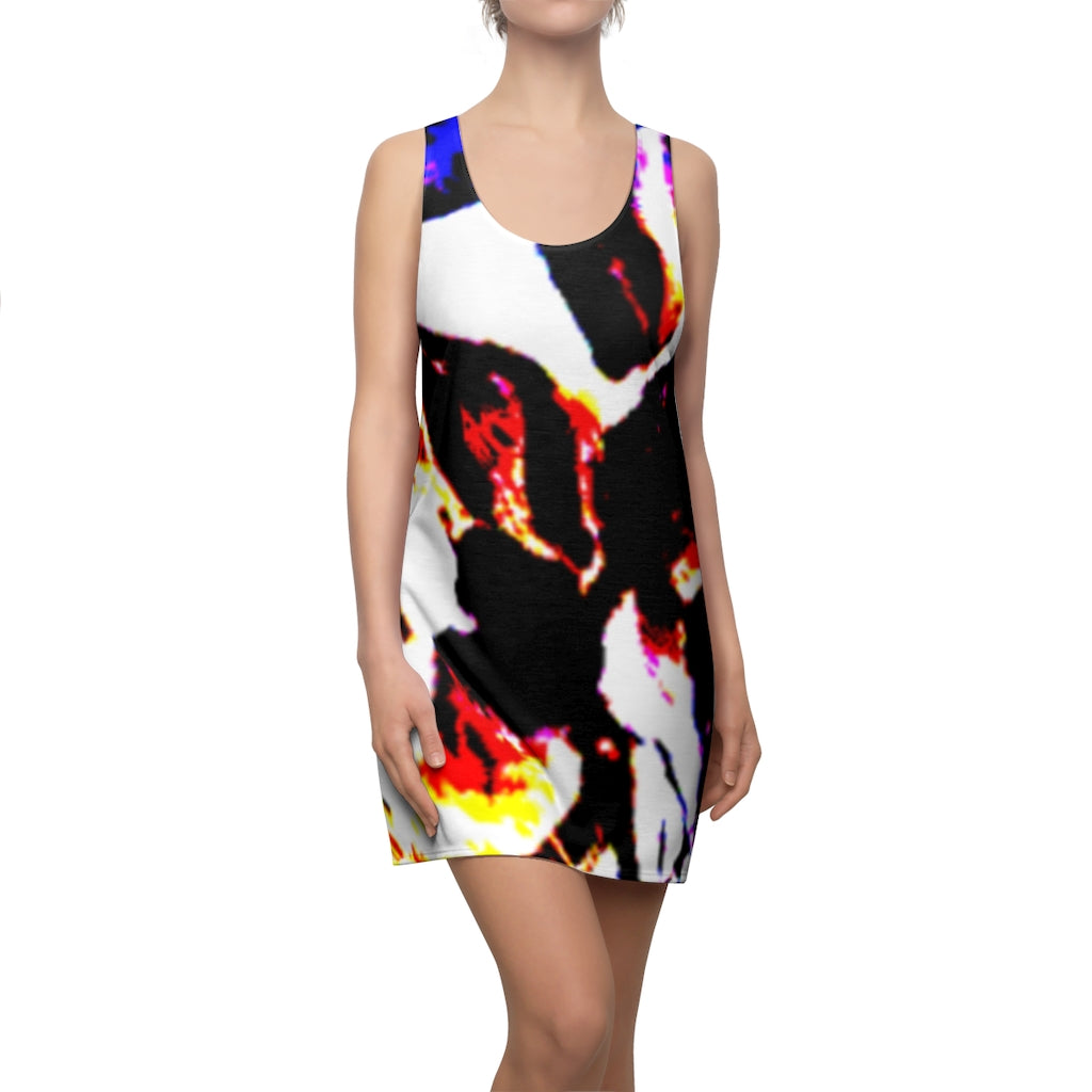 Floral Women's Cut & Sew Racerback Dress