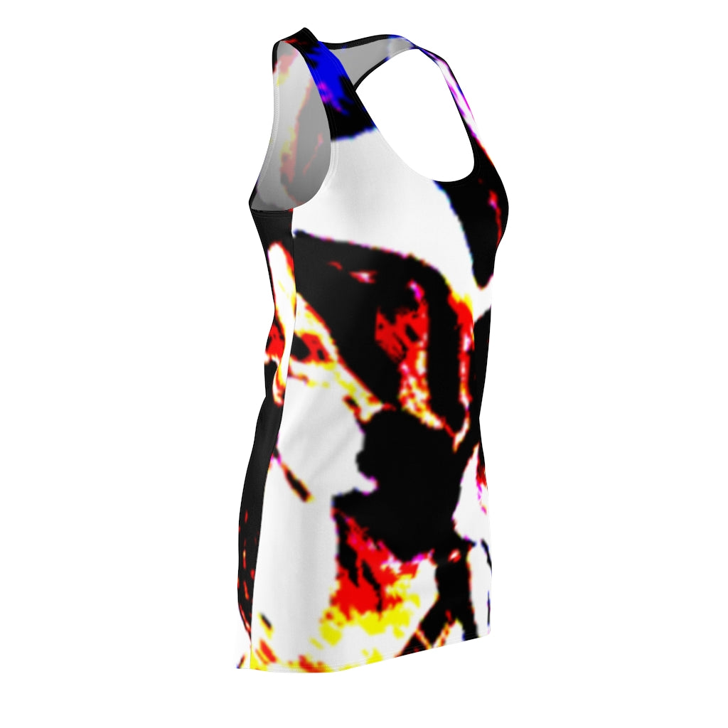 Floral Women's Cut & Sew Racerback Dress