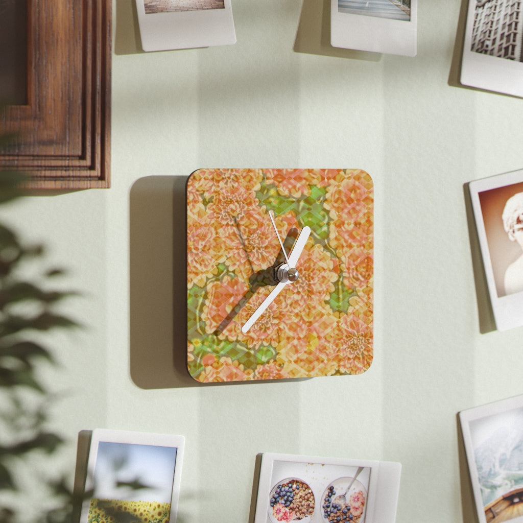 Floral Fun Wall Clocks