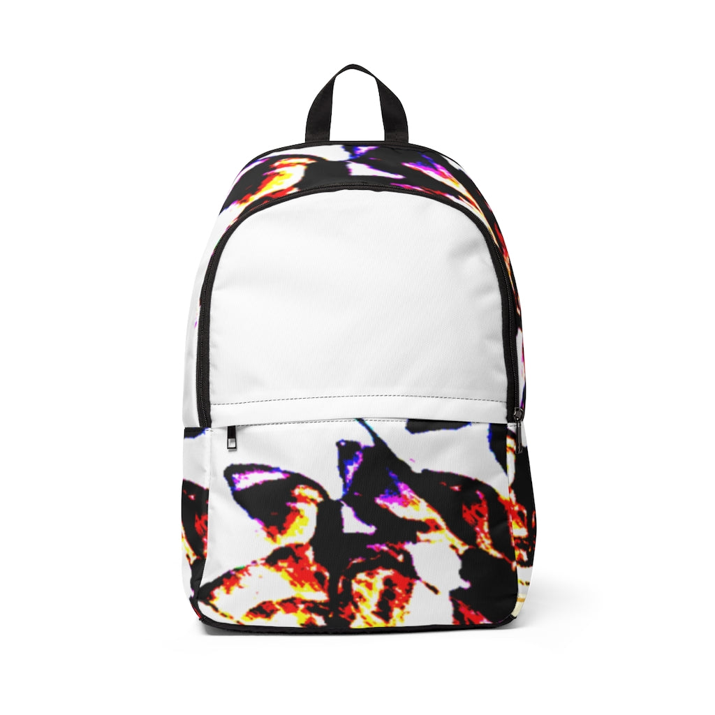 Floral Unisex Fabric Backpack