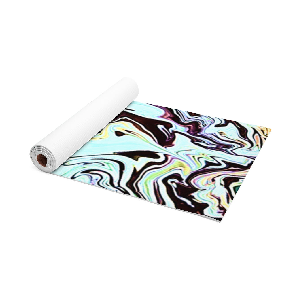 CDEJ Turquoise Marble Foam Yoga Mat