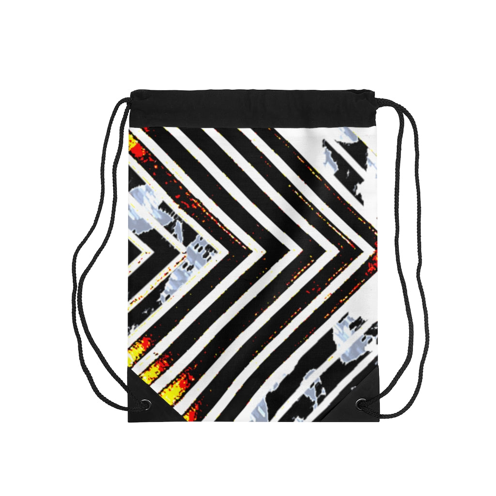 Special Edition Stripped Drawstring Bag