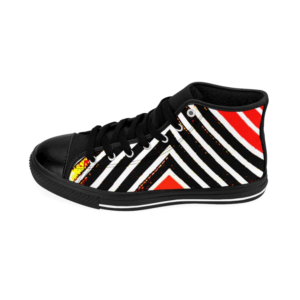 Special Stripped Men's High-top Sneakers