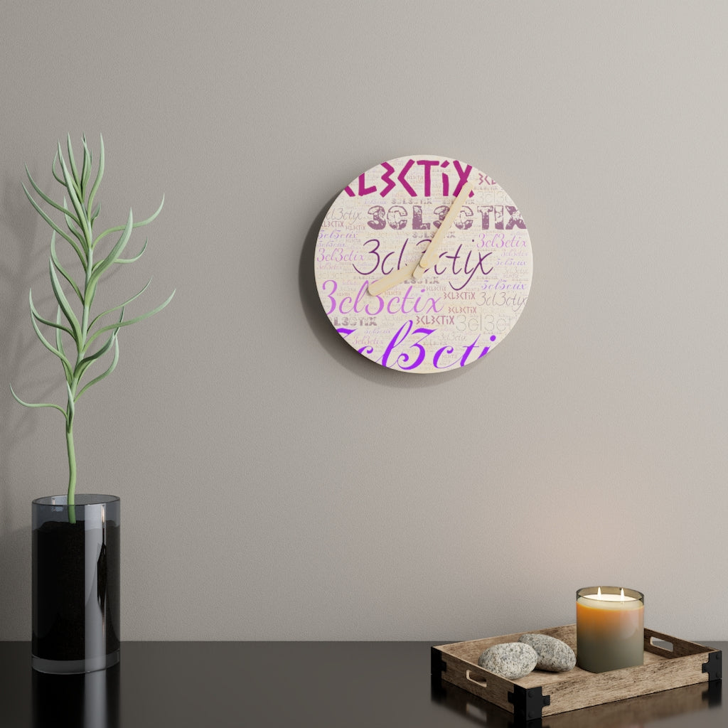 Branded Wooden Wall Clock