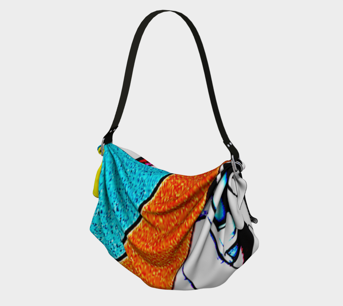 abstract origami bag