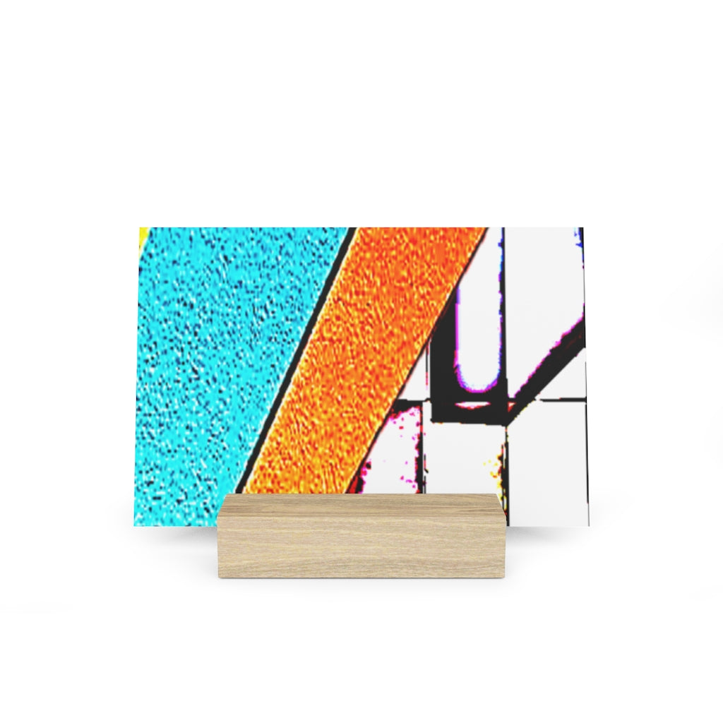 Abstract Gallery Board with Stand