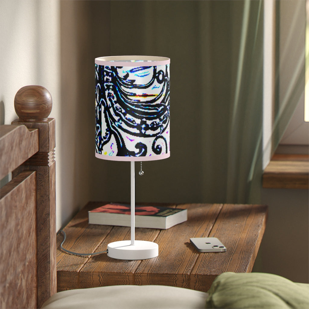 Faux Baroque Lamp on a Stand, US|CA plug