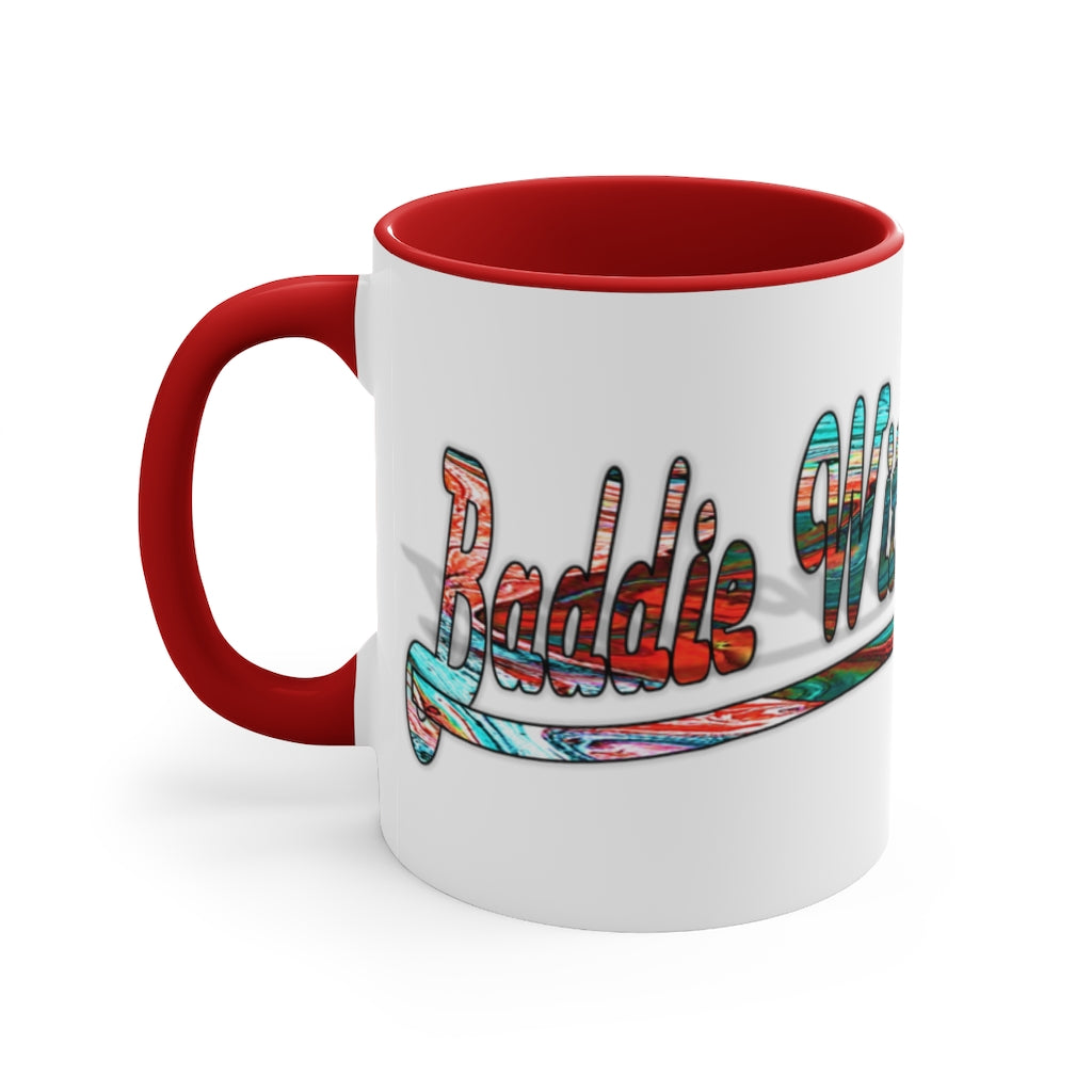 Graphic "Baddie" Accent Mug