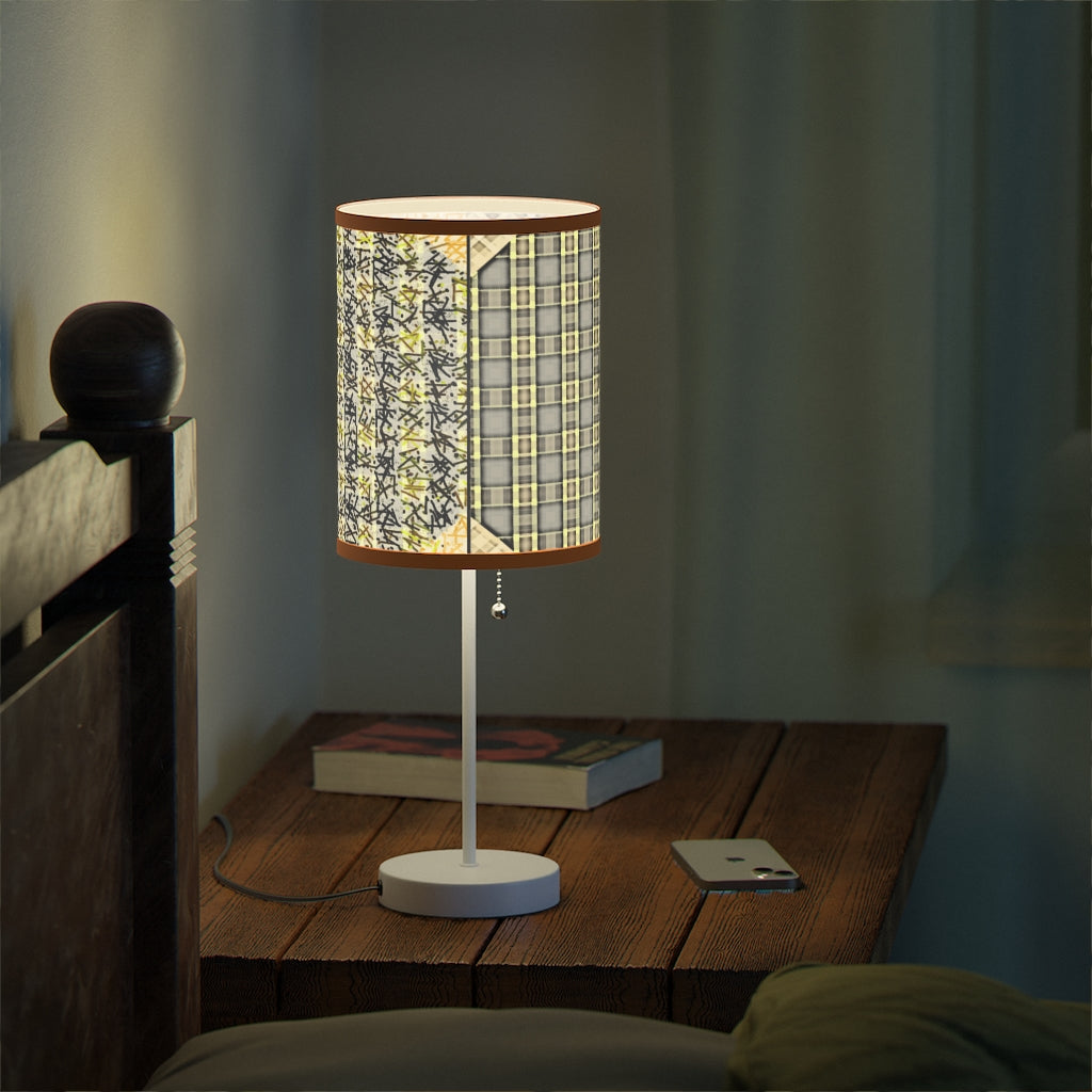 Patchwork Lamp on a Stand, US|CA plug