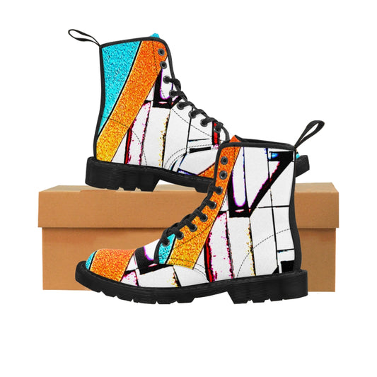 Branded Women's Canvas Boots