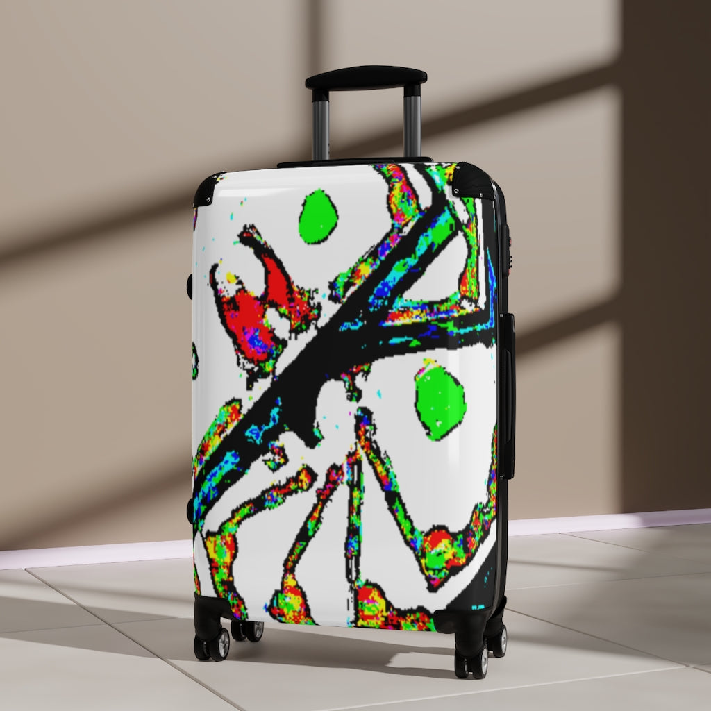 Painted Money Suitcases