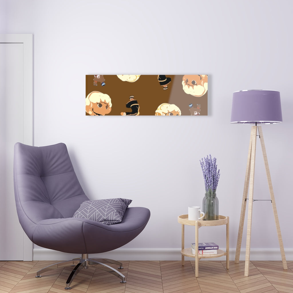 Brown Branded Acrylic Prints