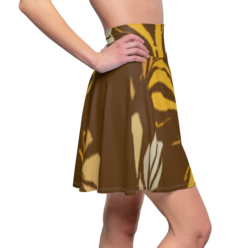 Brown Women's Skater Skirt