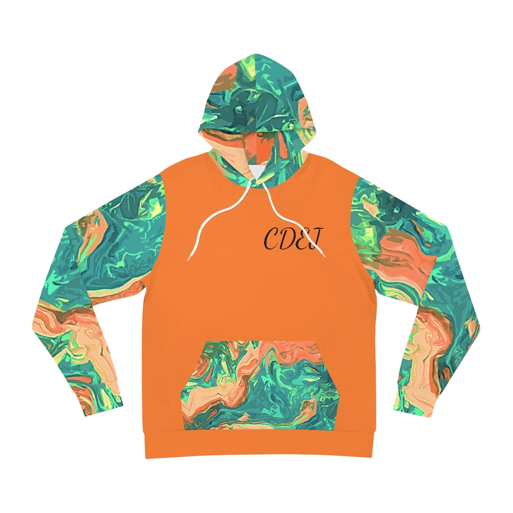 CDEJ Green Marble AOP Fashion Hoodie