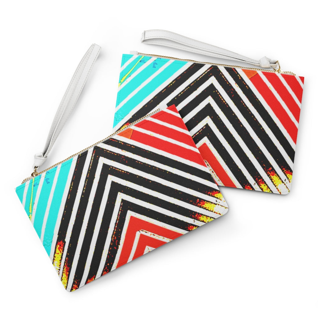 Special Stripped Clutch Bag