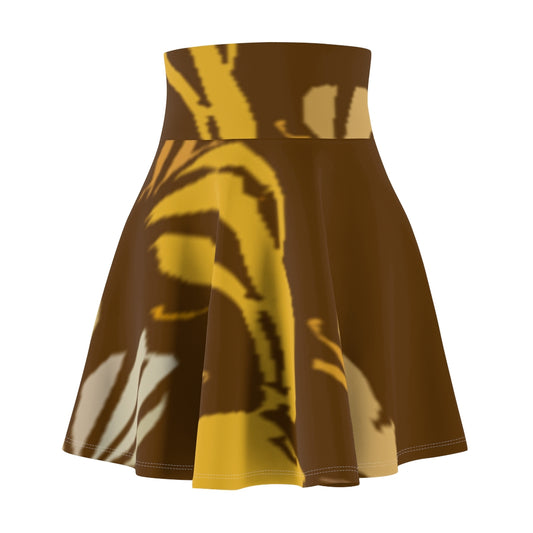 Brown Women's Skater Skirt