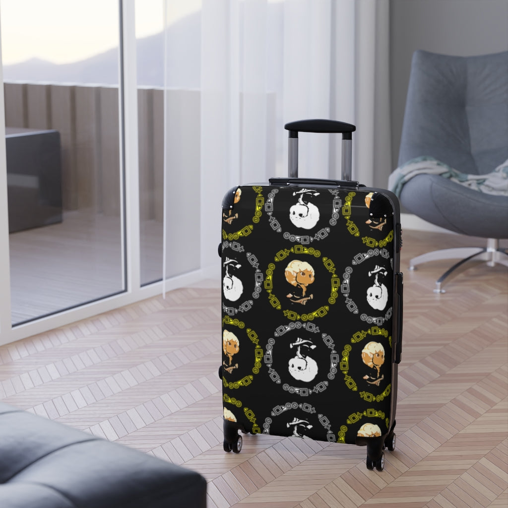 Branded Pattern Suitcases