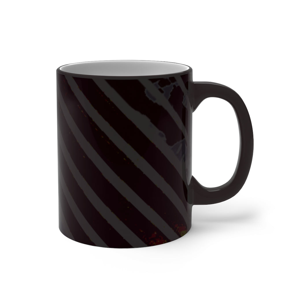 Stripped Color Changing Mug