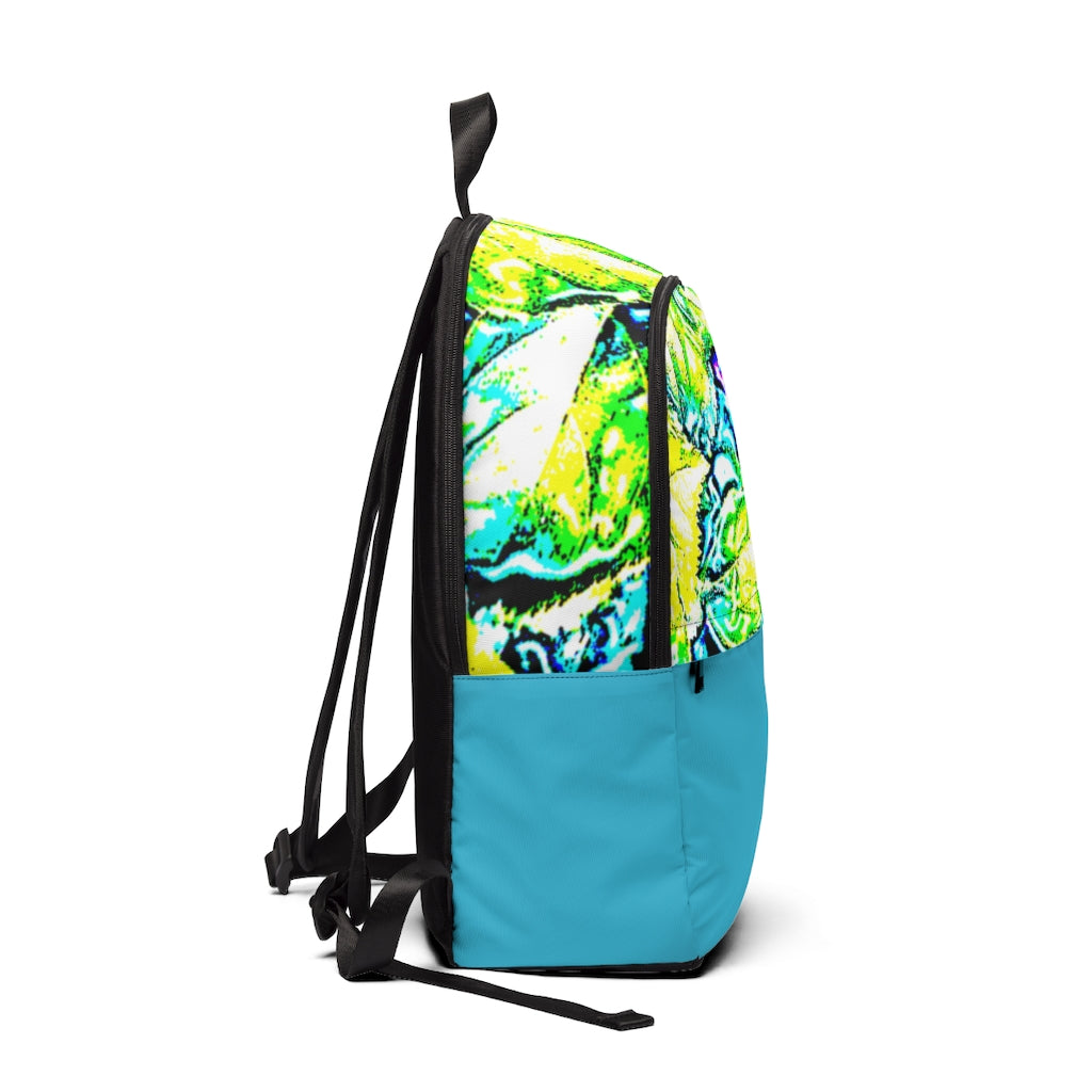 Neon Unisex Fabric Backpack