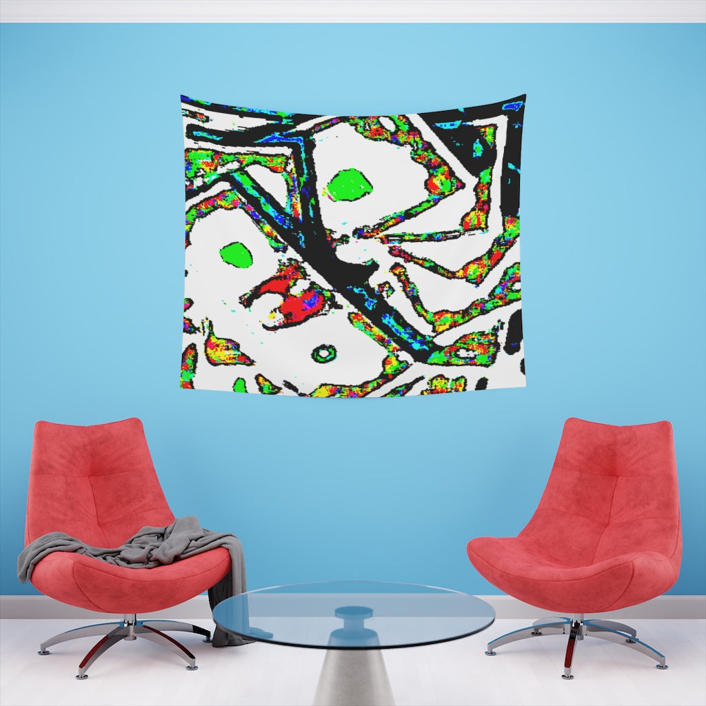 Painted Money Printed Wall Tapestry