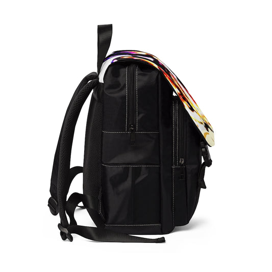 Floral Unisex Casual Shoulder Backpack