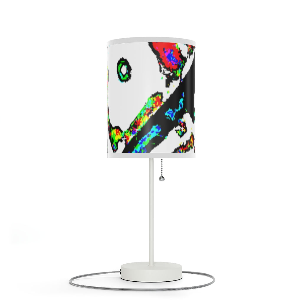 Painted Money Lamp on a Stand, US|CA plug