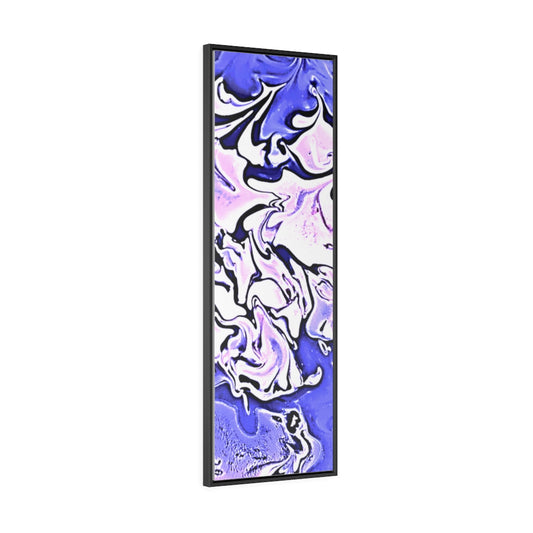 CDEJ Purple Marble Gallery Canvas Wraps, Vertical Frame